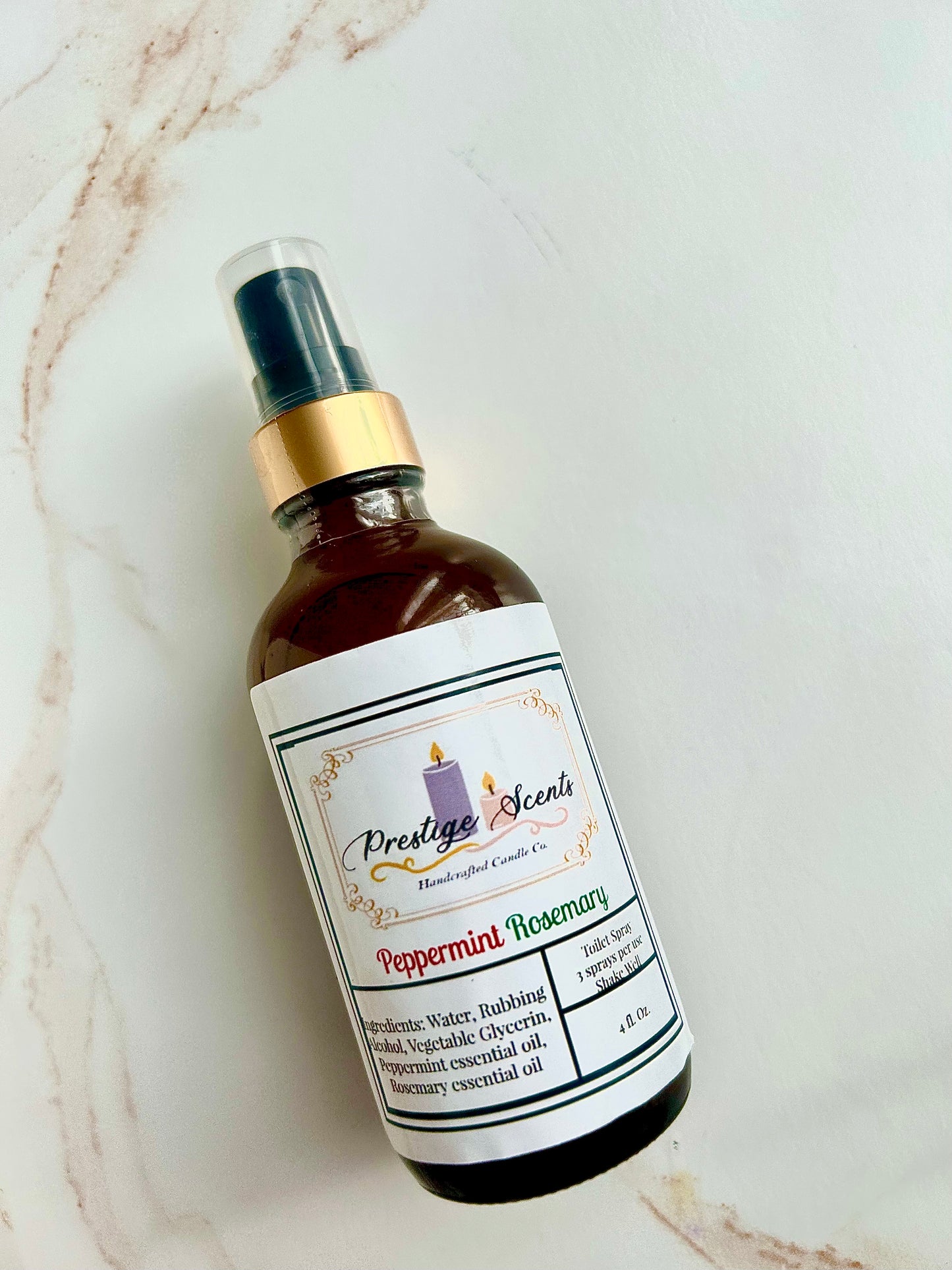 Peppermint Rosemary Toilet Spray