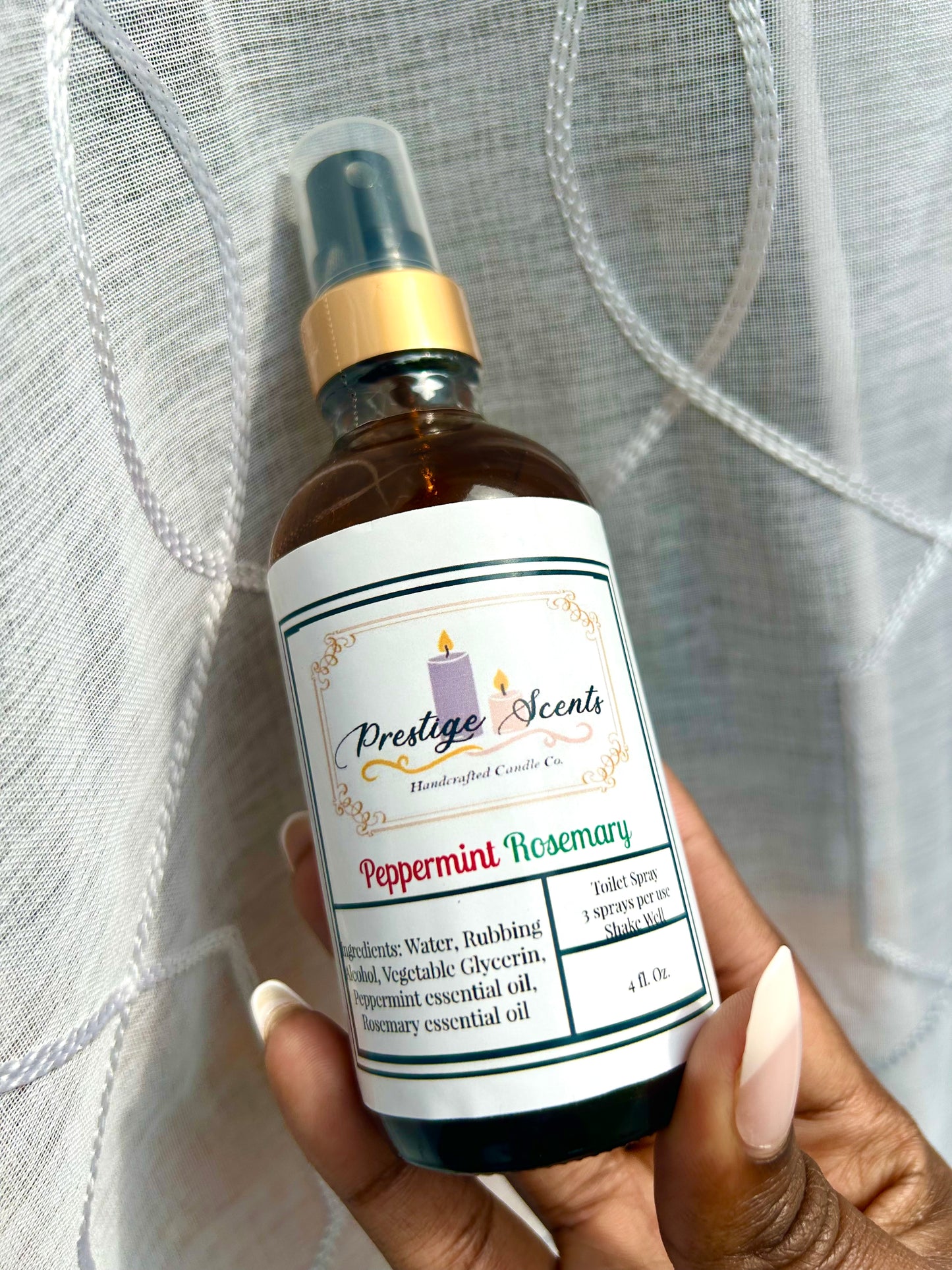 Peppermint Rosemary Toilet Spray