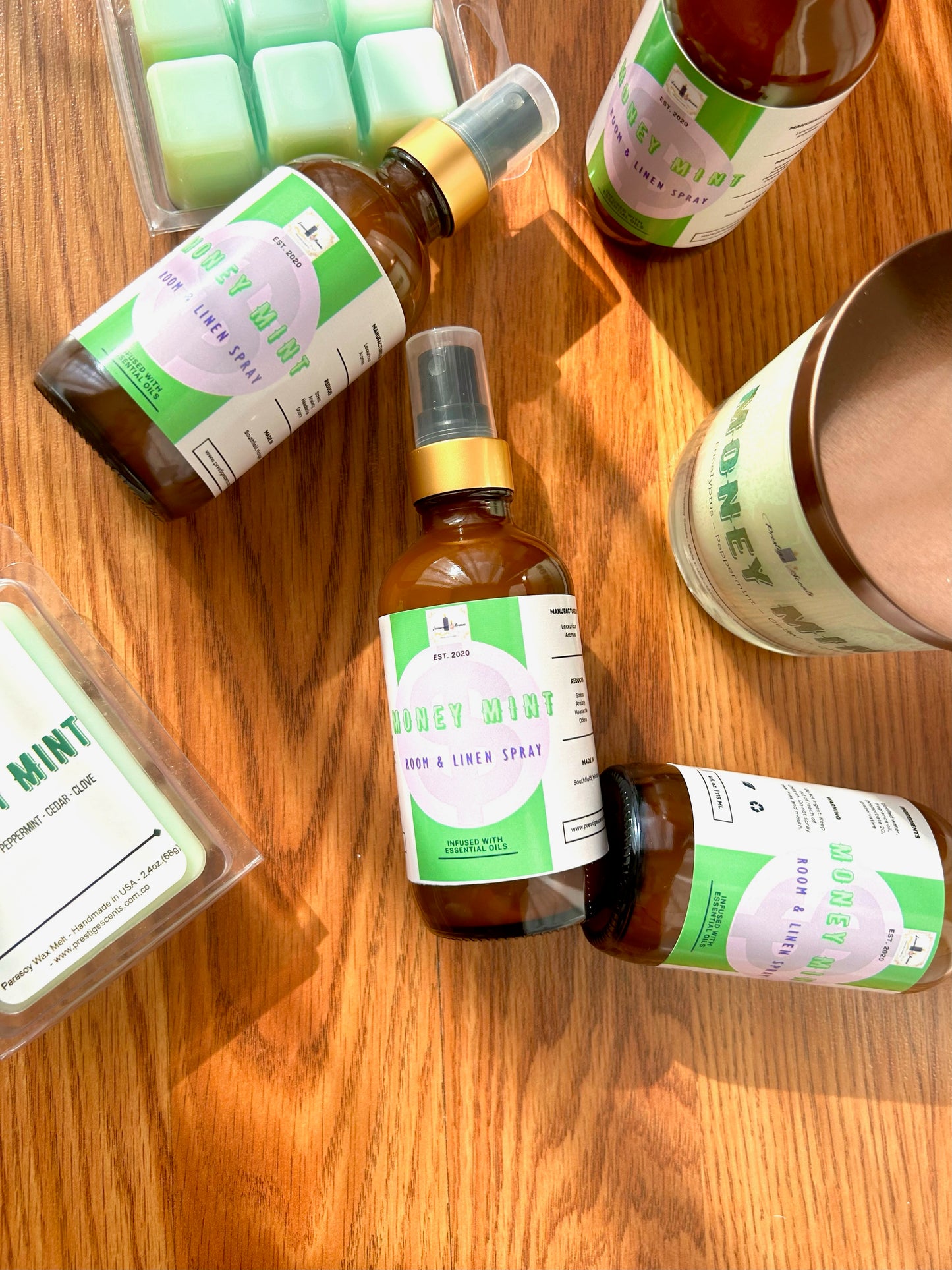 Money Mint Linen Spray