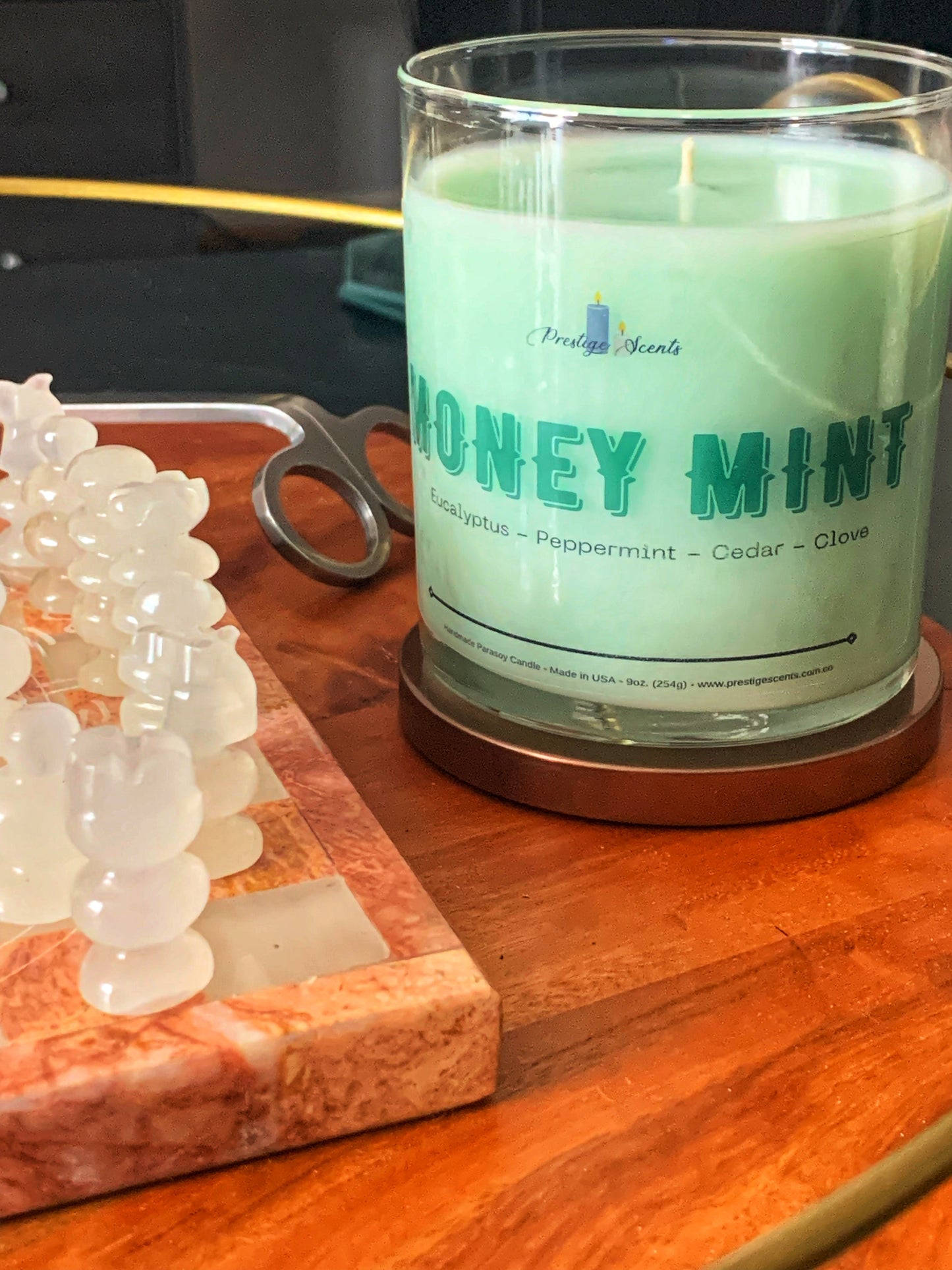 Money Mint Candle